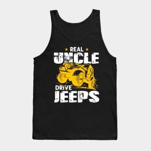 Real Uncles Drive Jeeps Jeep Men/Women/Kid Jeeps Lover Tank Top